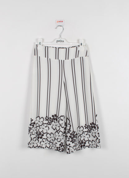 InCity Kids Girls Floral Print Wide Leg Fashion Pants