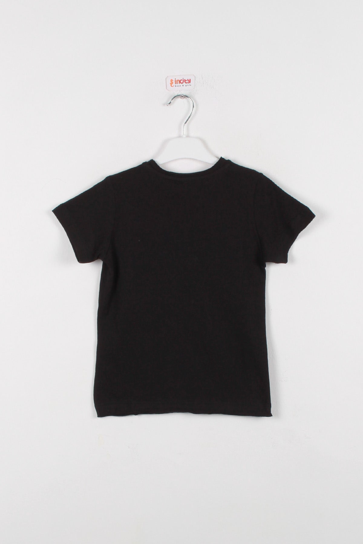 InCity Kids Boys Plain Solid Round Neck Short Sleeve Basic T-Shirt InCity Boys & Girls