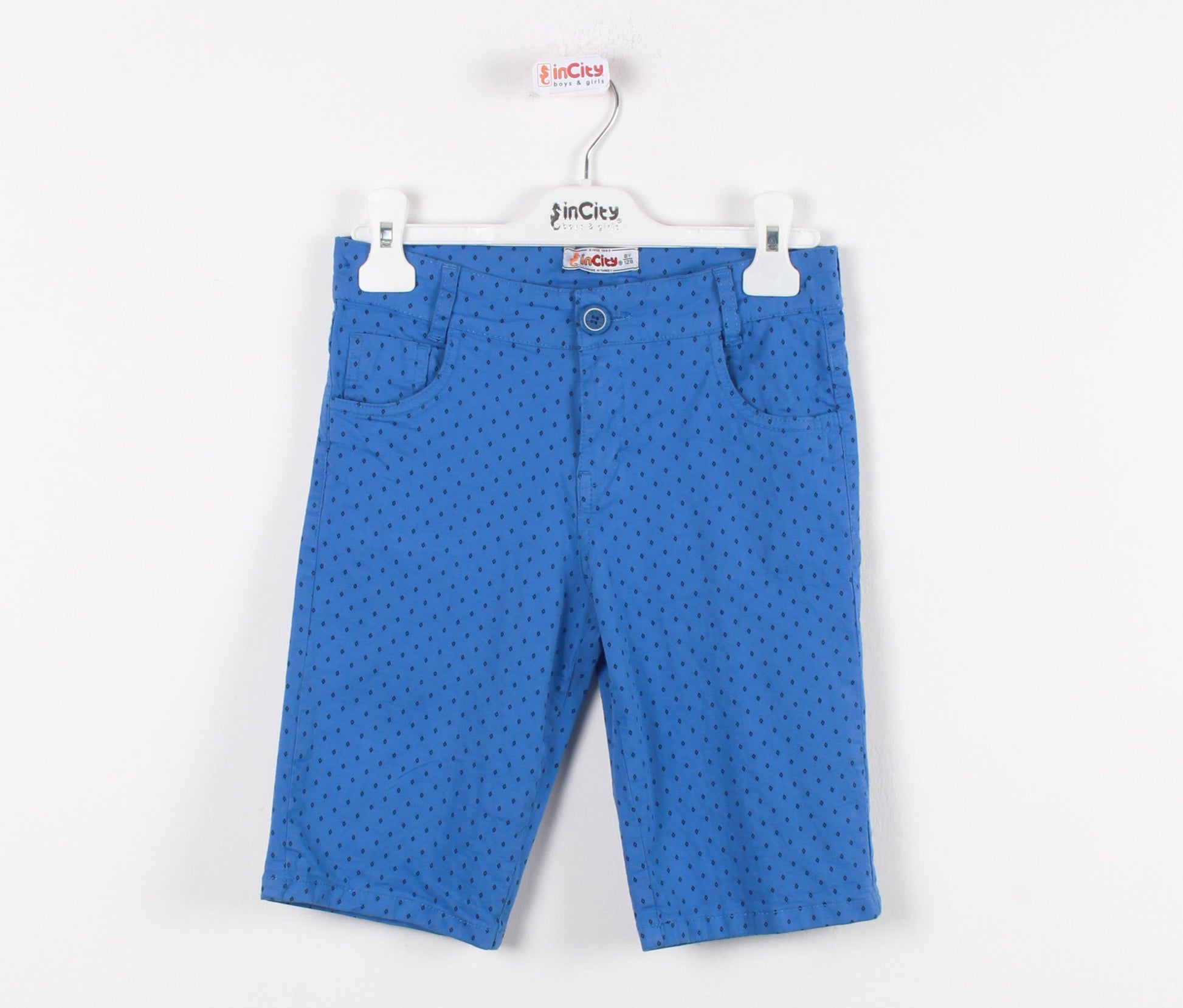 InCity Kids Boys Straight Leg Diamond Dress Shorts InCity Boys & Girls