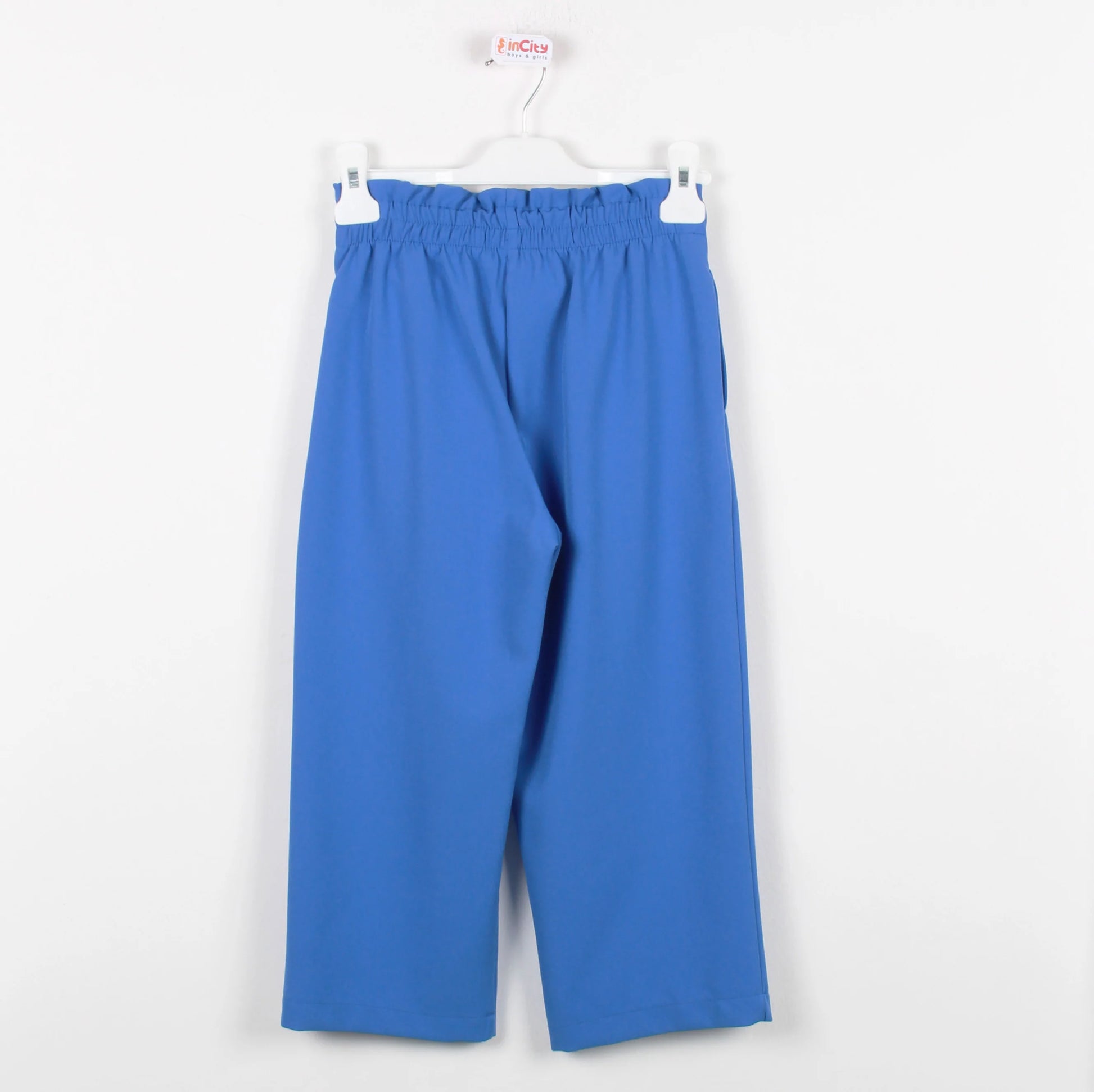 InCity Kids Girls Elastic Ribbon Belted Wide Leg Dress Pants InCity Boys & Girls