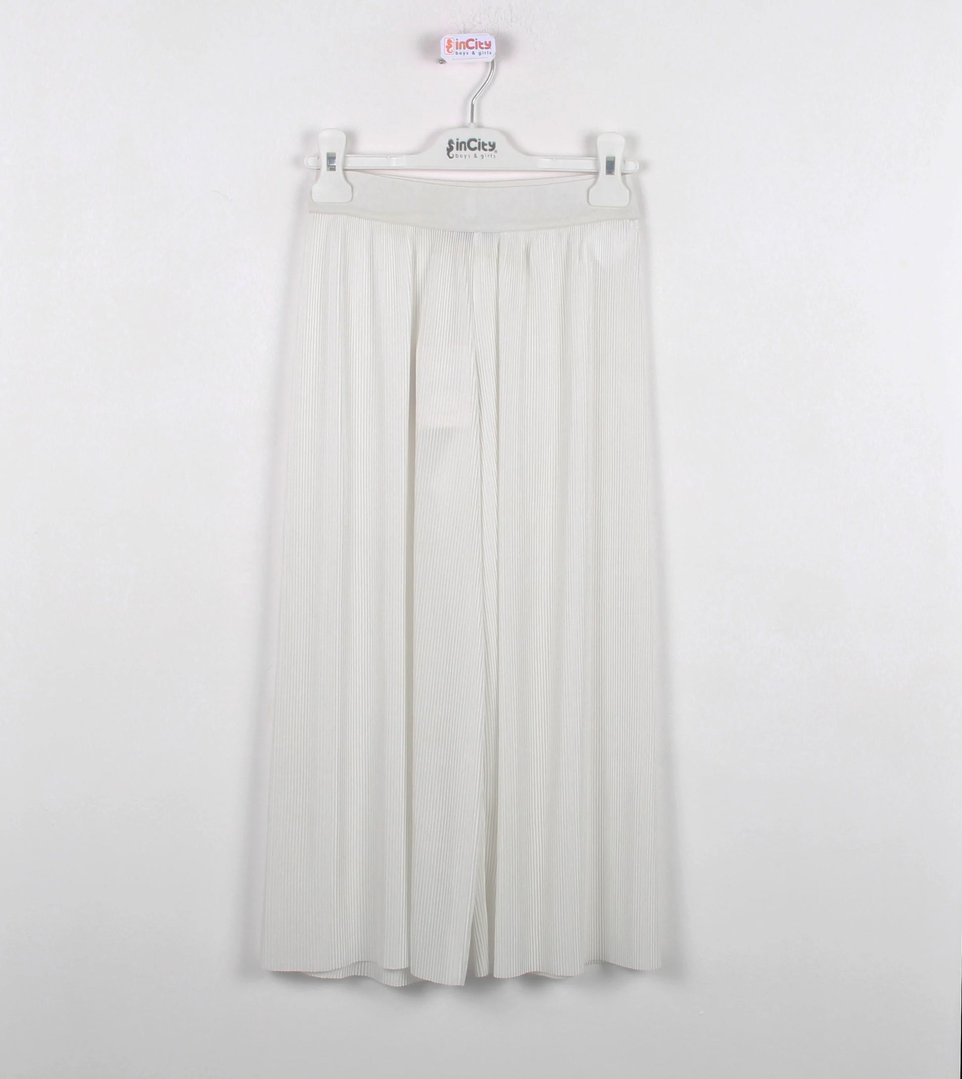 InCity Kids Girls Elastic Waist Wide Leg Pleated Pants InCity Boys & Girls