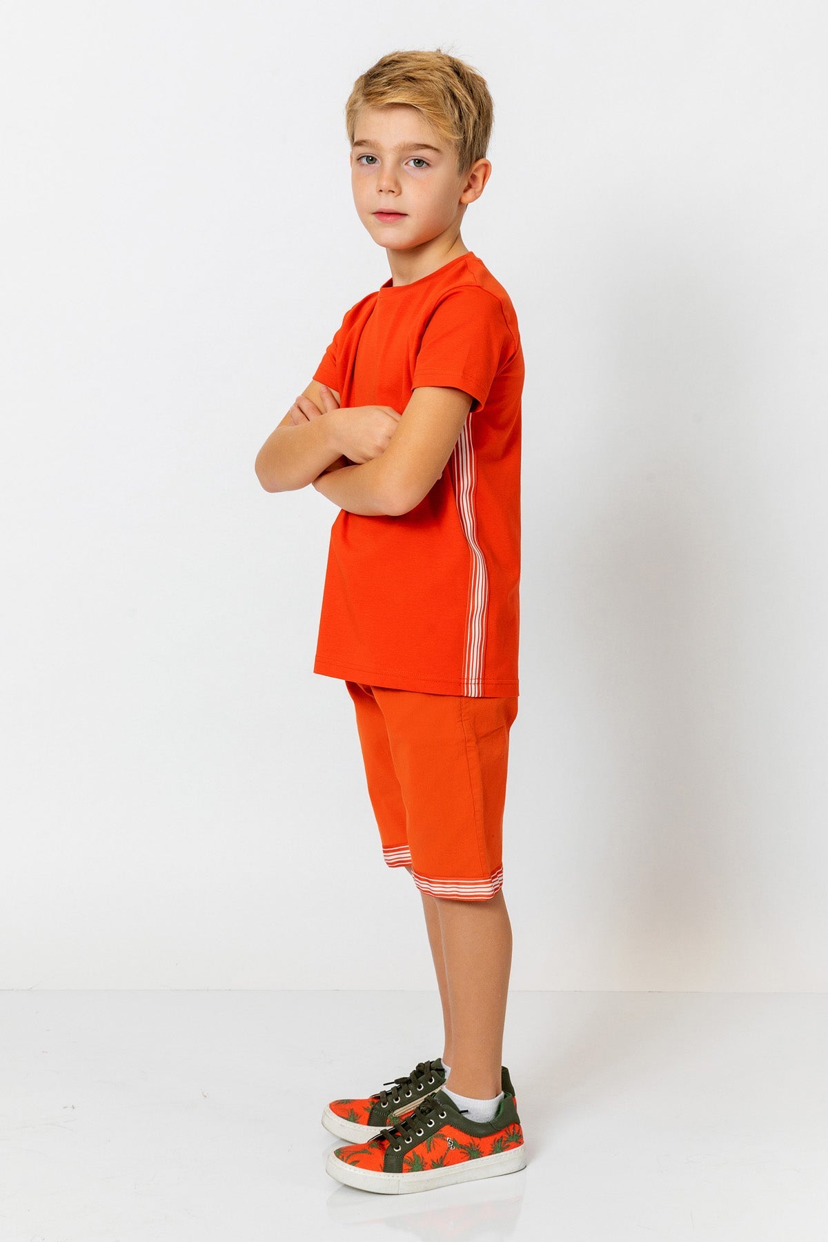 InCity Kids Boys Elastic Waist Straight Leg Fashion Shorts InCity Boys & Girls