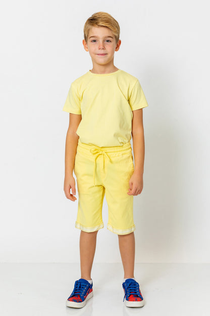 InCity Kids Boys Elastic Waist Straight Leg Fashion Shorts InCity Boys & Girls
