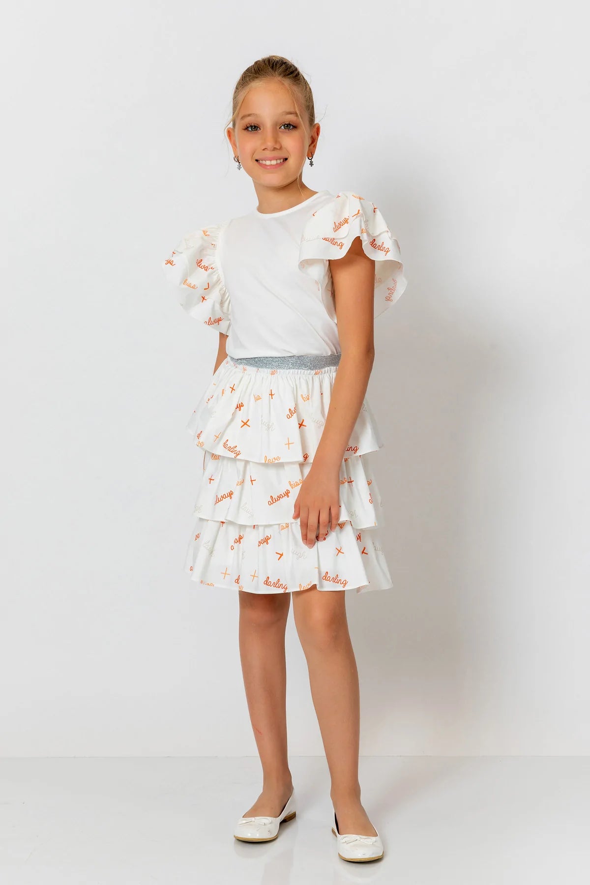 InCity Kids Girls Pleated Fashion Midi Skirt InCity Boys & Girls