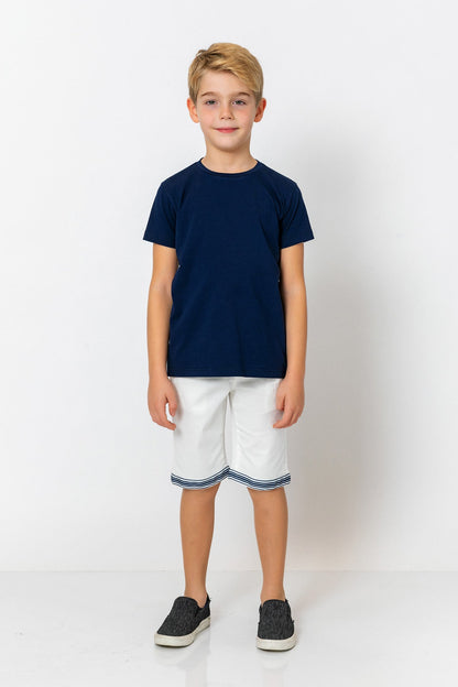 InCity Kids Boys Elastic Waist Straight Leg Fashion Shorts InCity Boys & Girls