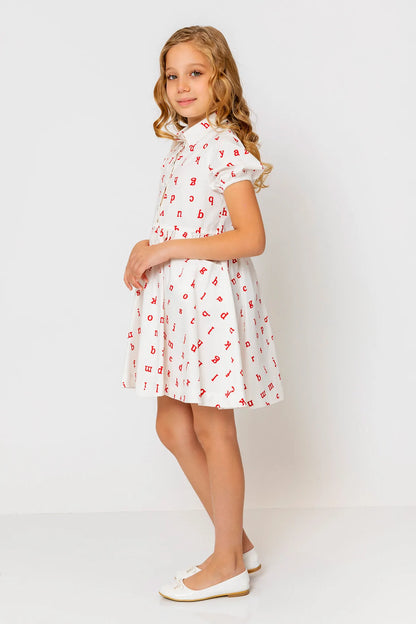 InCity Kids Girls Midi Alphabet Dress InCity Boys & Girls
