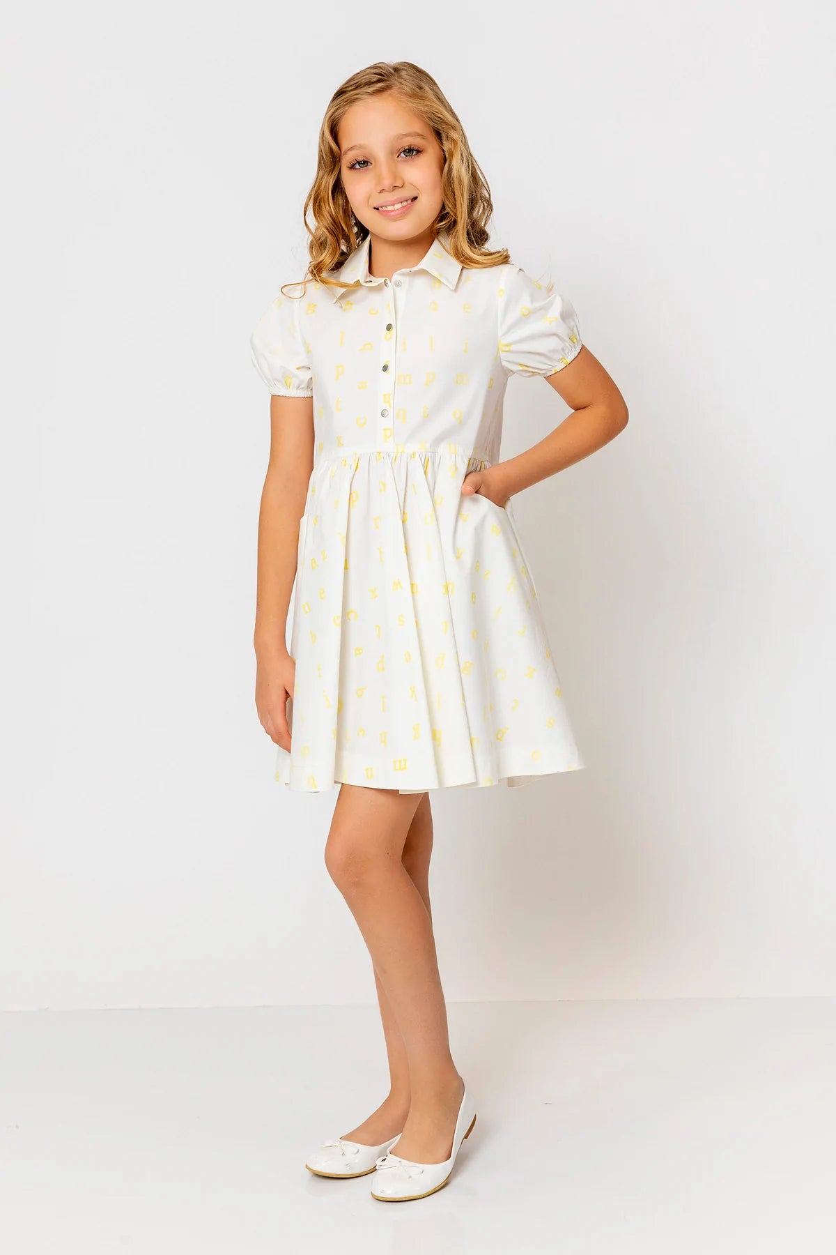 InCity Kids Girls Midi Alphabet Dress InCity Boys & Girls