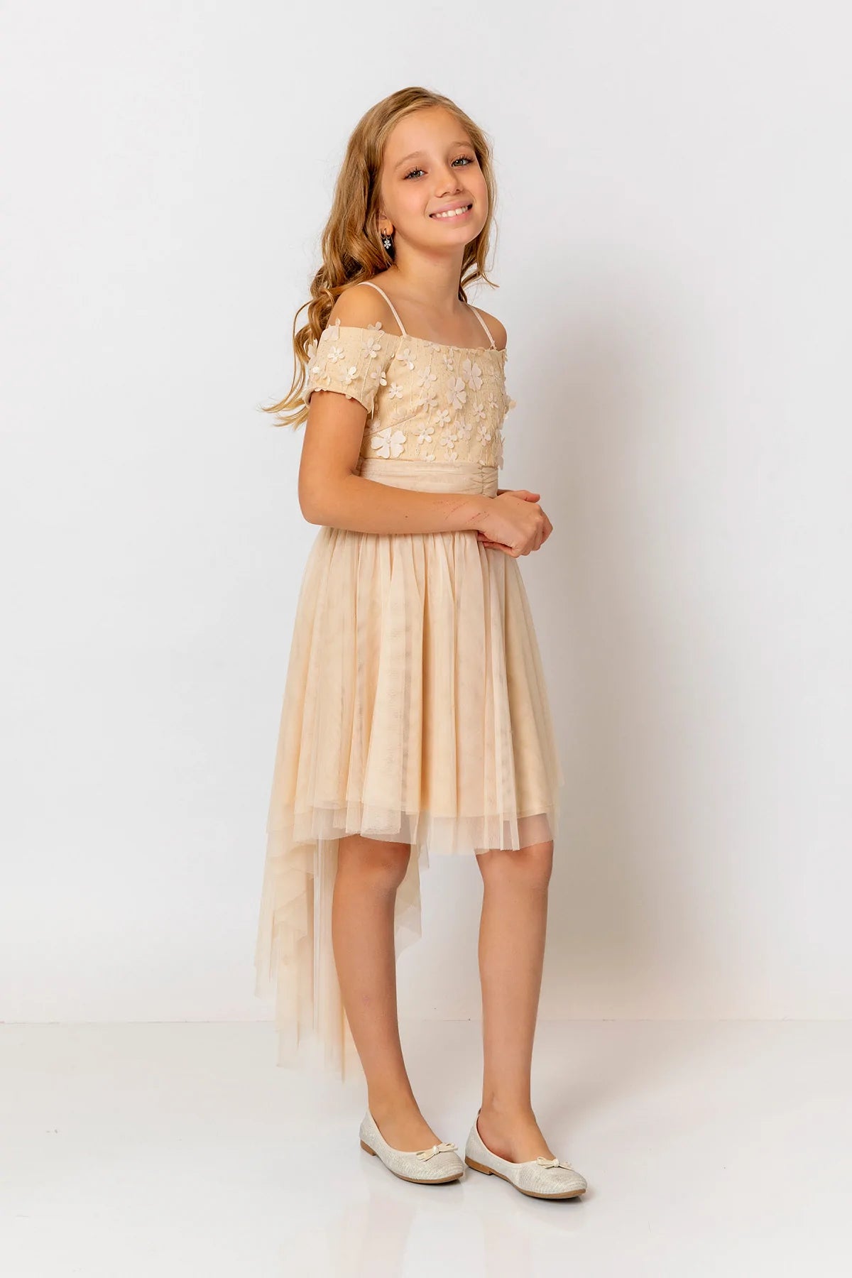 InCity Kids Girls Victorian High-Low Fashion Dress InCity Boys & Girls