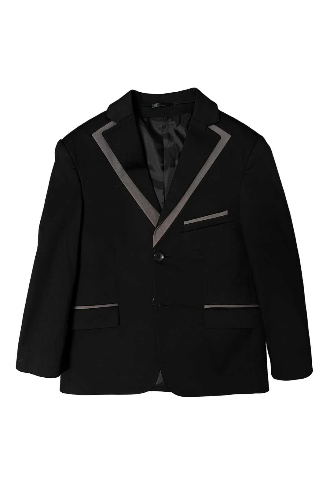 InCity Boys 7-14 Years Tween Black Orange 2 Button Fashion Special Occasion Regular Fit Lightweight Gatsby Suit Jacket Blazer InCity Boys & Girls