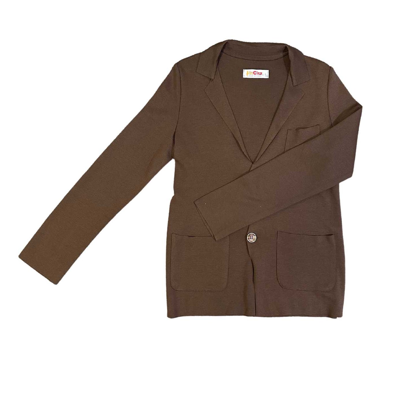 InCity Boys 7-14 Years Tween Brown Burgundy 2 Button Fashion Special Occasion Regular Fit Lightweight Scenic Sport Suit Jacket Blazer InCity Boys & Girls