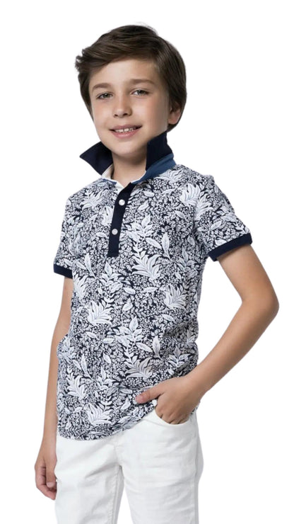 InCity Boys Toddler 1-6 Years Short Sleeve 2 Button Loros Polo Shirt InCity Boys Girls