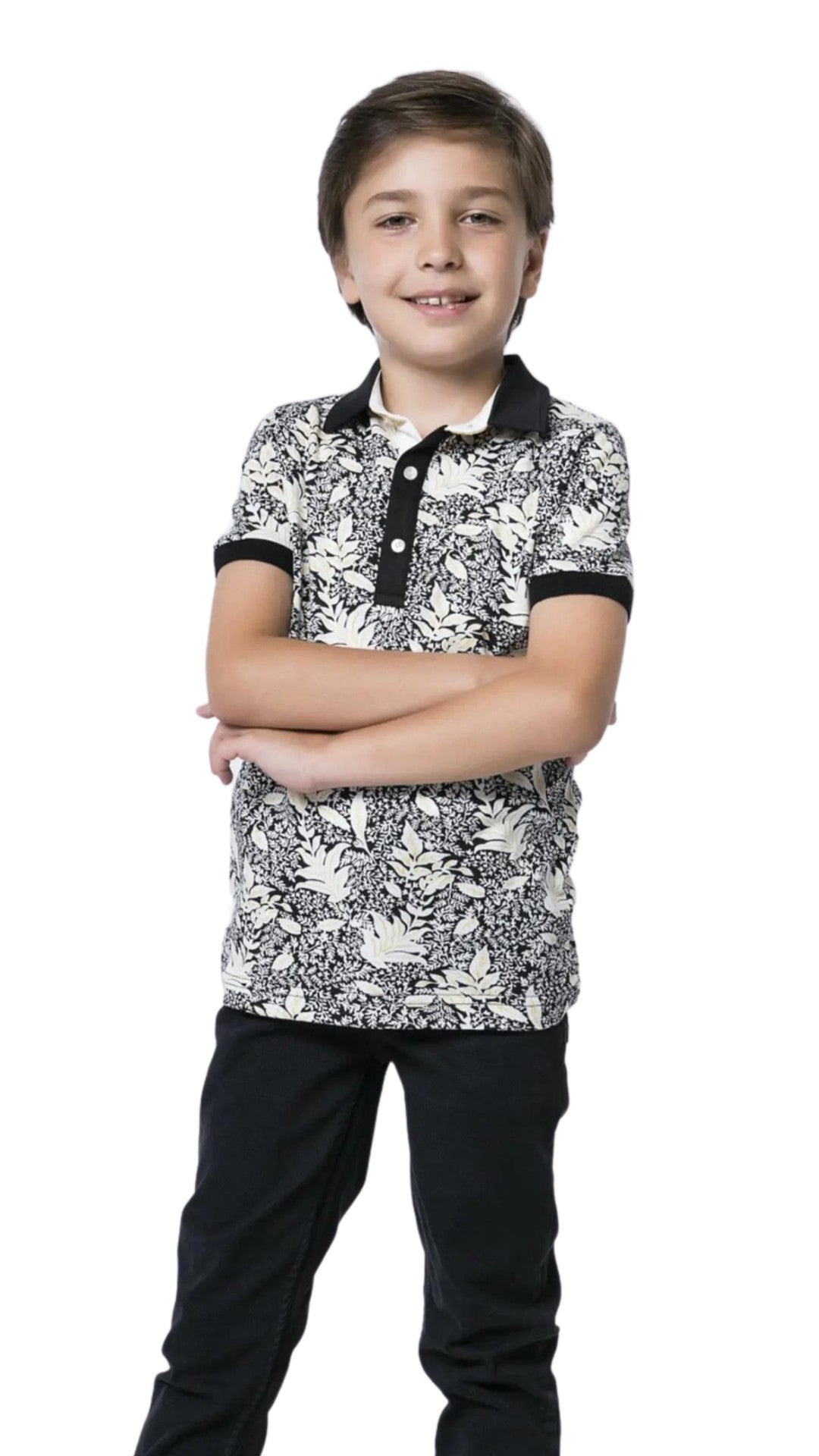 InCity Boys Toddler 1-6 Years Short Sleeve 2 Button Loros Polo Shirt InCity Boys Girls