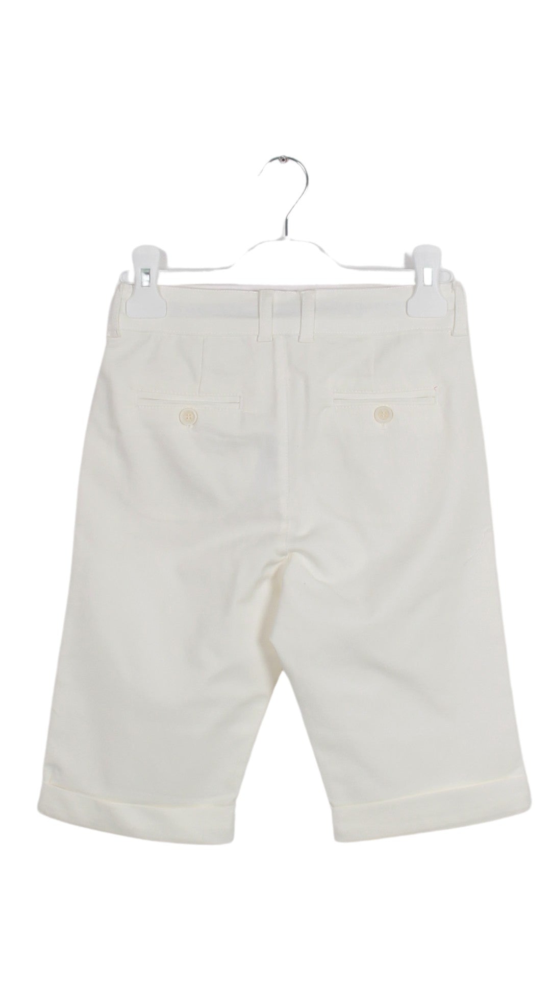 InCity Boys Tween 1-14 Years Regular Fit White Casual Cotton Loaf Shorts InCity Boys Girls