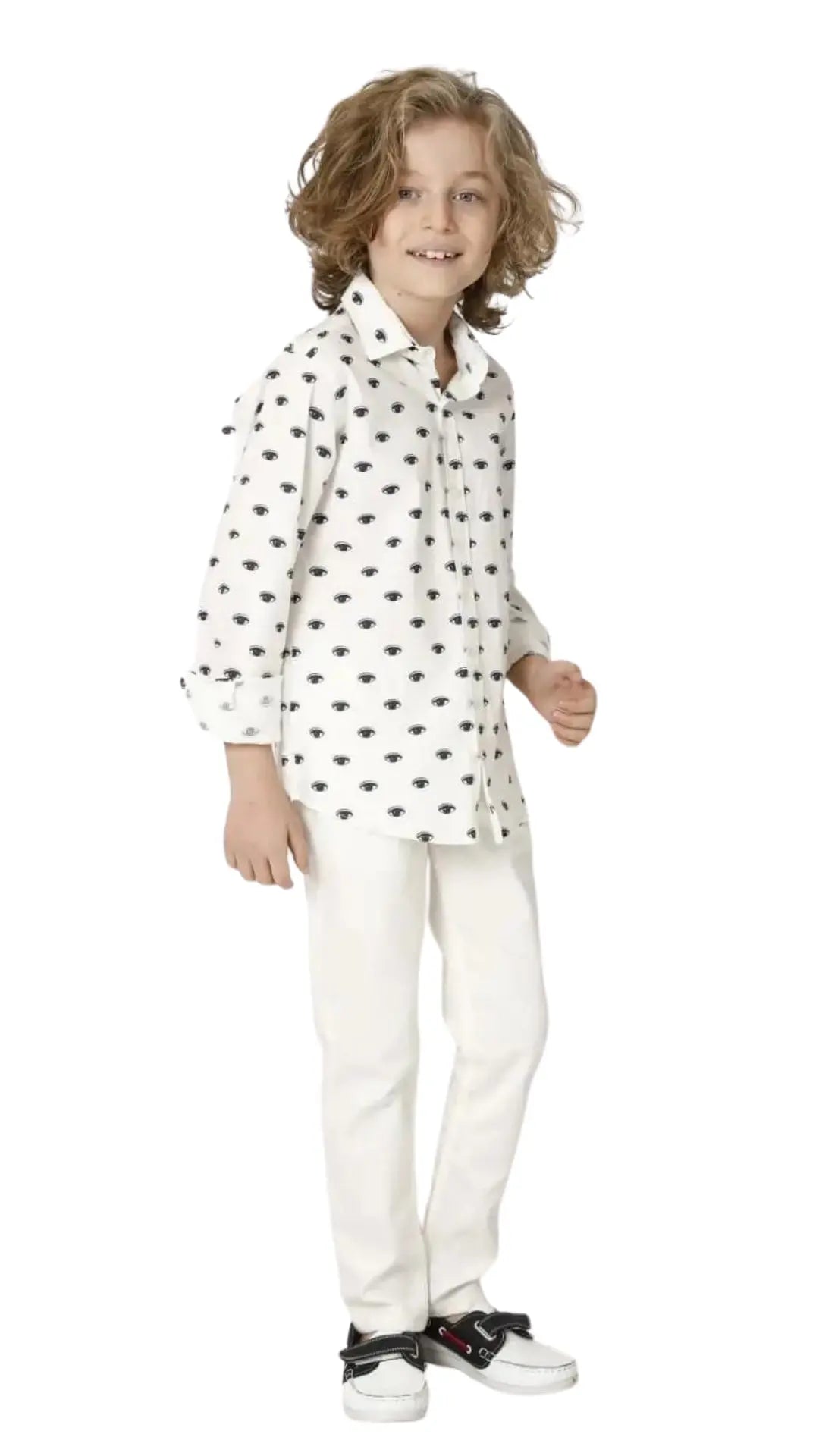 InCity Boys Tween 7-14 Black Long Sleeve Button-Down Fashion Russell Fashion Dress Shirt InCity Boys & Girls