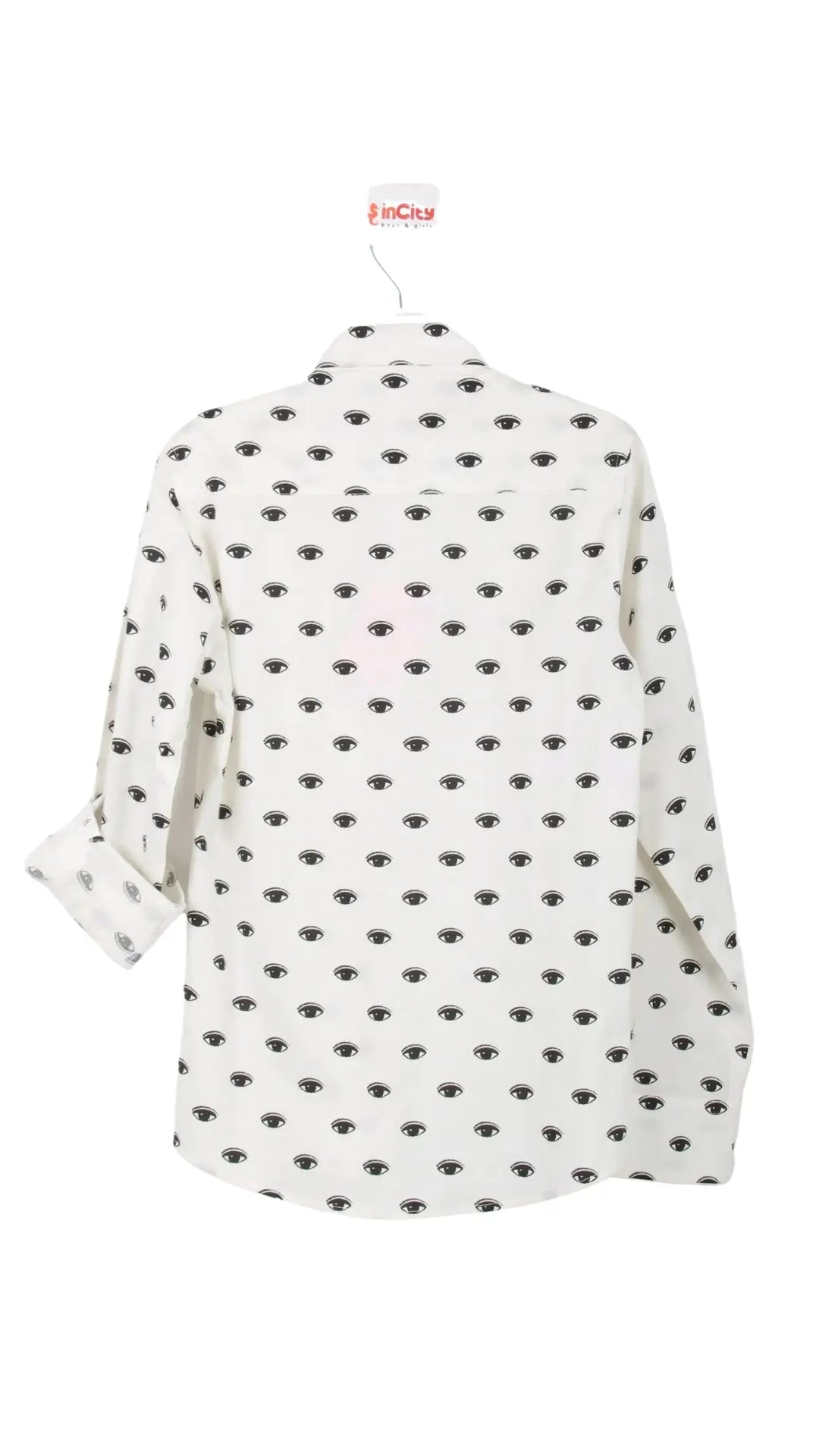 InCity Boys Tween 7-14 Black Long Sleeve Button-Down Fashion Russell Fashion Dress Shirt InCity Boys & Girls