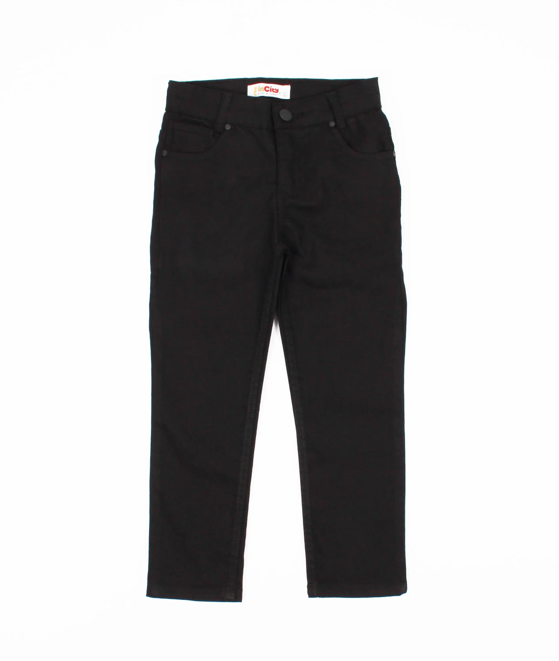 InCity Boys Tween 7-14 Skinny Fit Boot Cut Kensal Burgundy Dress Pants InCity Boys & Girls