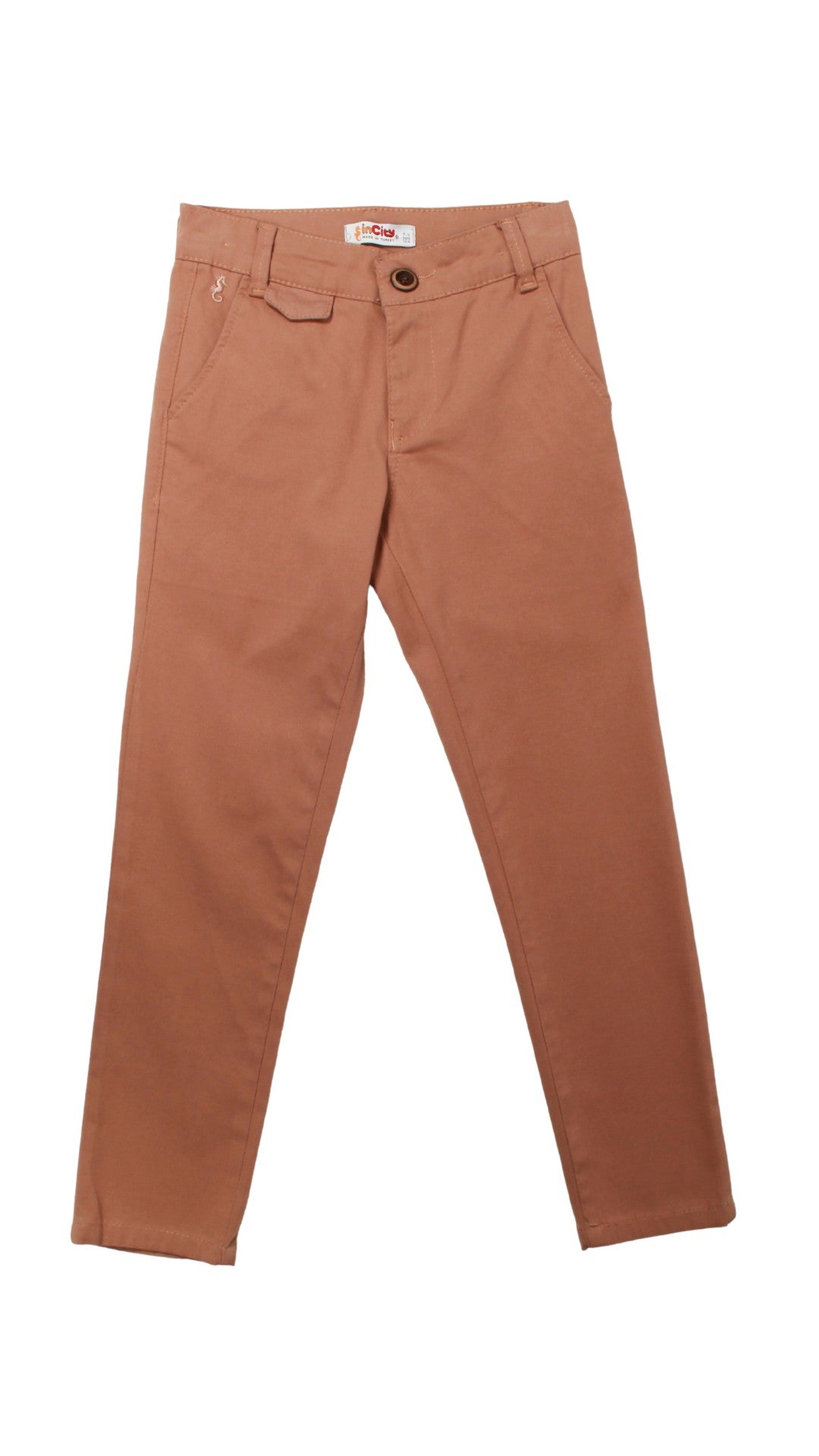 InCity Boys Tween 7-14 Skinny Fit Southbury Burgundy Dress Pants InCity Boys & Girls