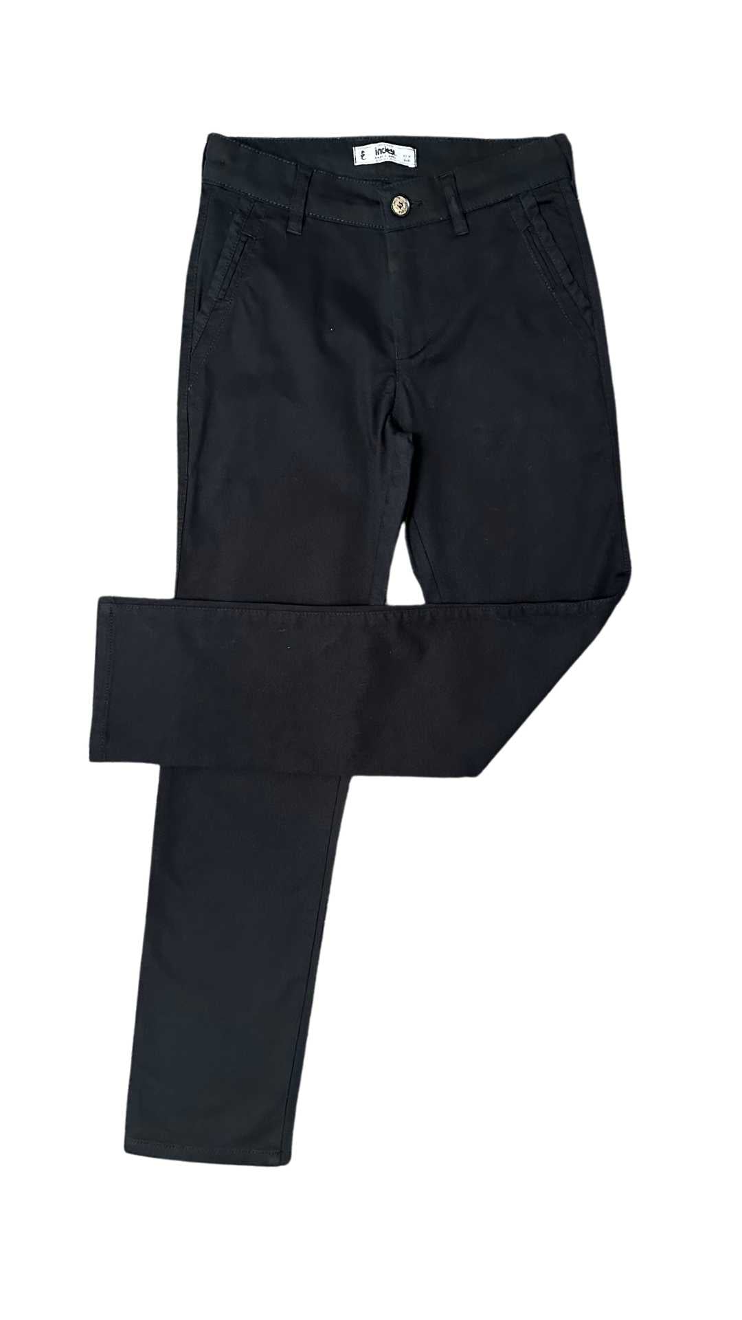 InCity Boys Tween 7-14 Years Black Regular Fit Boot Cut Rossi Dress Pants InCity Boys Girls