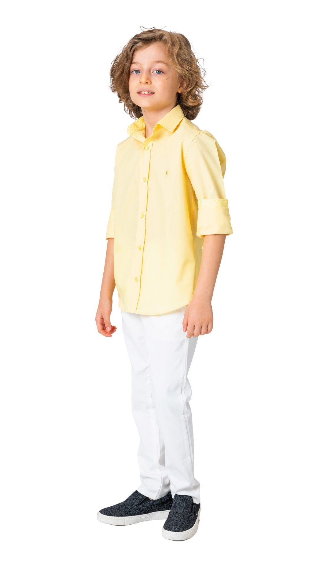 InCity Boys Tween 7-14 Years Long Sleeve Button-Down Fashion Rase Dress Shirt InCity Boys Girls