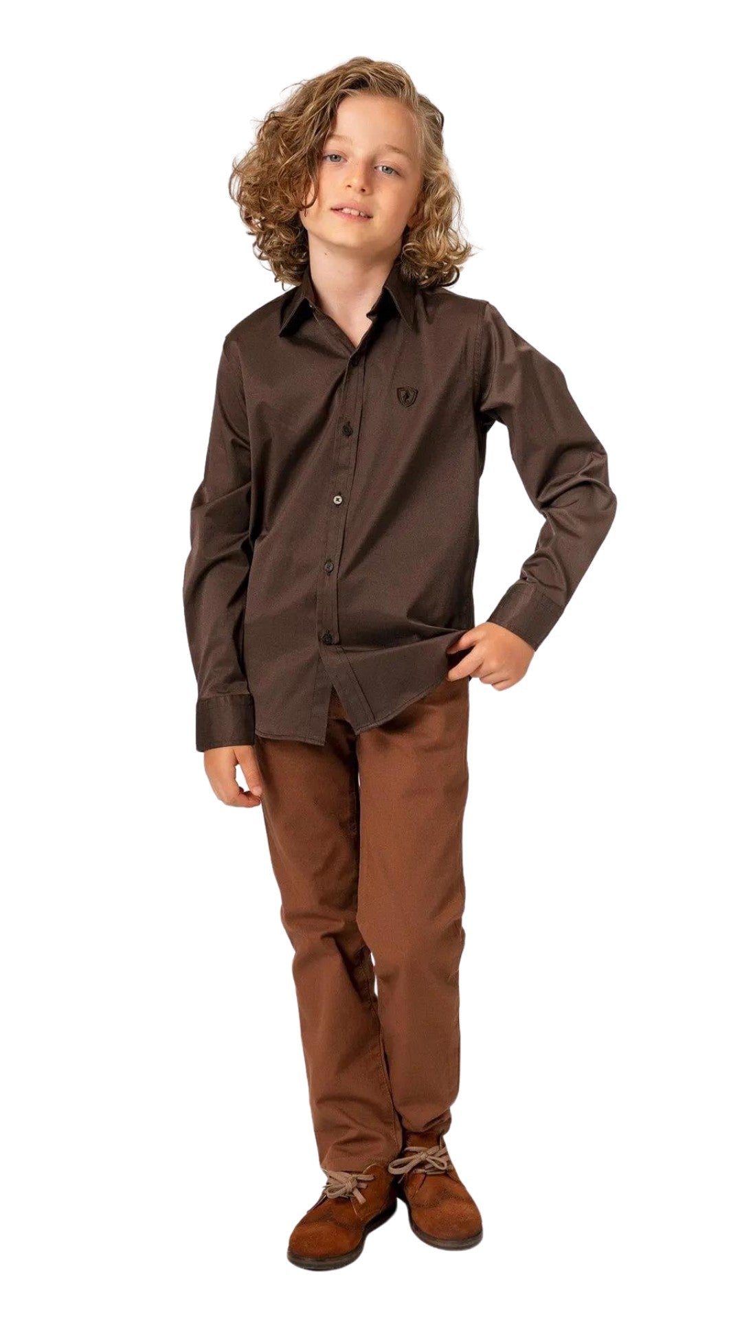 InCity Boys Tween 7-14 Years Mid-Rise Regular Fit Cotton Regent Dress Pants InCity Boys & Girls