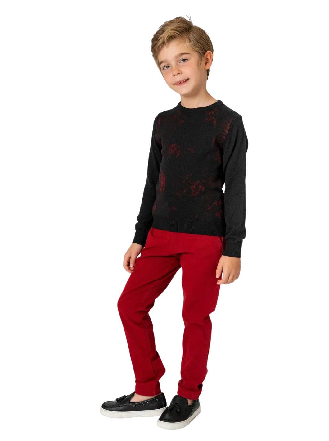 InCity Boys Tween 7-14 Years Mid-Rise Regular Fit Cotton Regent Dress Pants InCity Boys & Girls