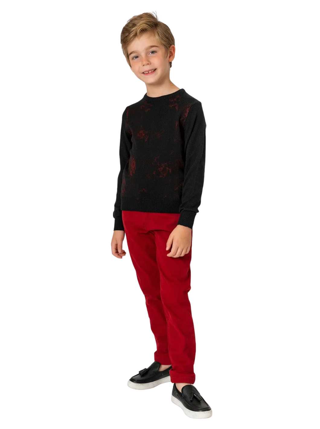 InCity Boys Tween 7-14 Years Mid-Rise Regular Fit Cotton Regent Dress Pants InCity Boys & Girls