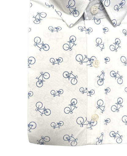 InCity Boys Tween 7-14 Years Orange Blue Long Sleeve Button-Down Fashion Pontoon Dress Shirt InCity Boys & Girls