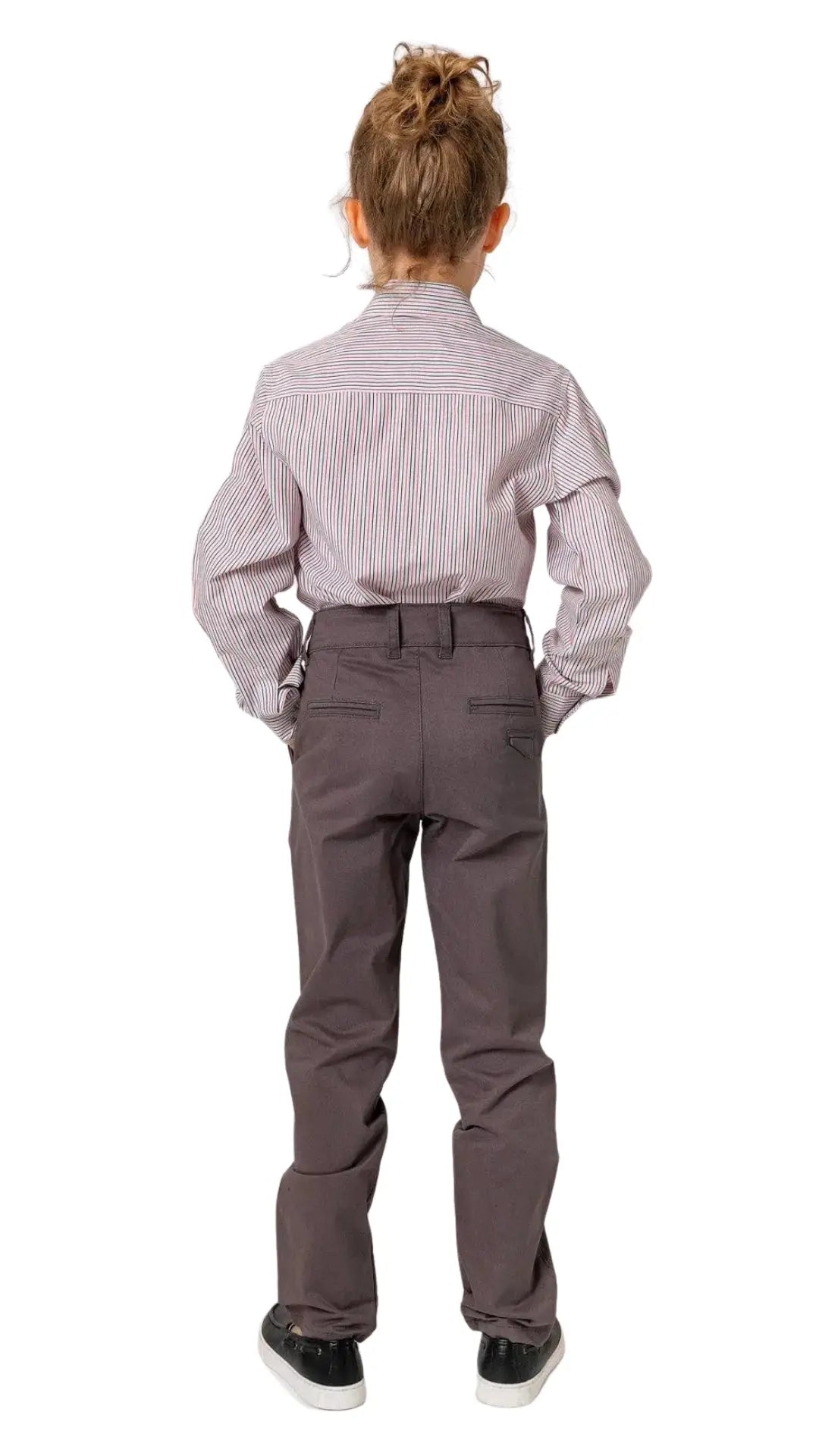 InCity Boys Tween 7-14 Years Red Long Sleeve Button-Down Fashion Jackson Dress Shirt InCity Boys & Girls