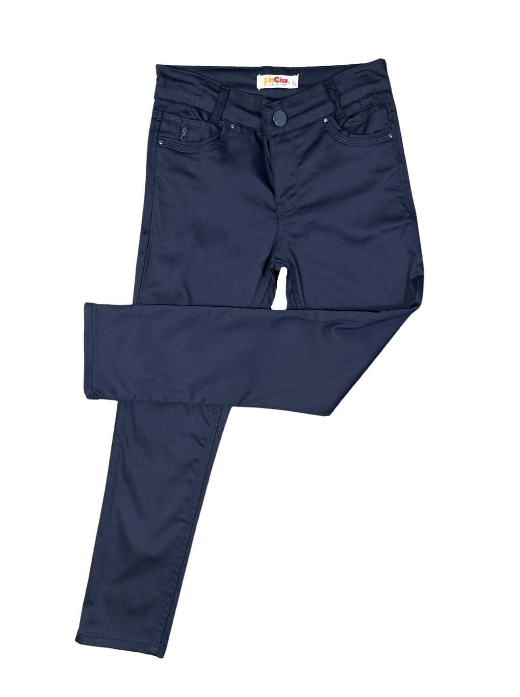 InCity Boys Tween 7-14 Years Regular Fit Boot Cut Navy Brixton Pants InCity Boys Girls