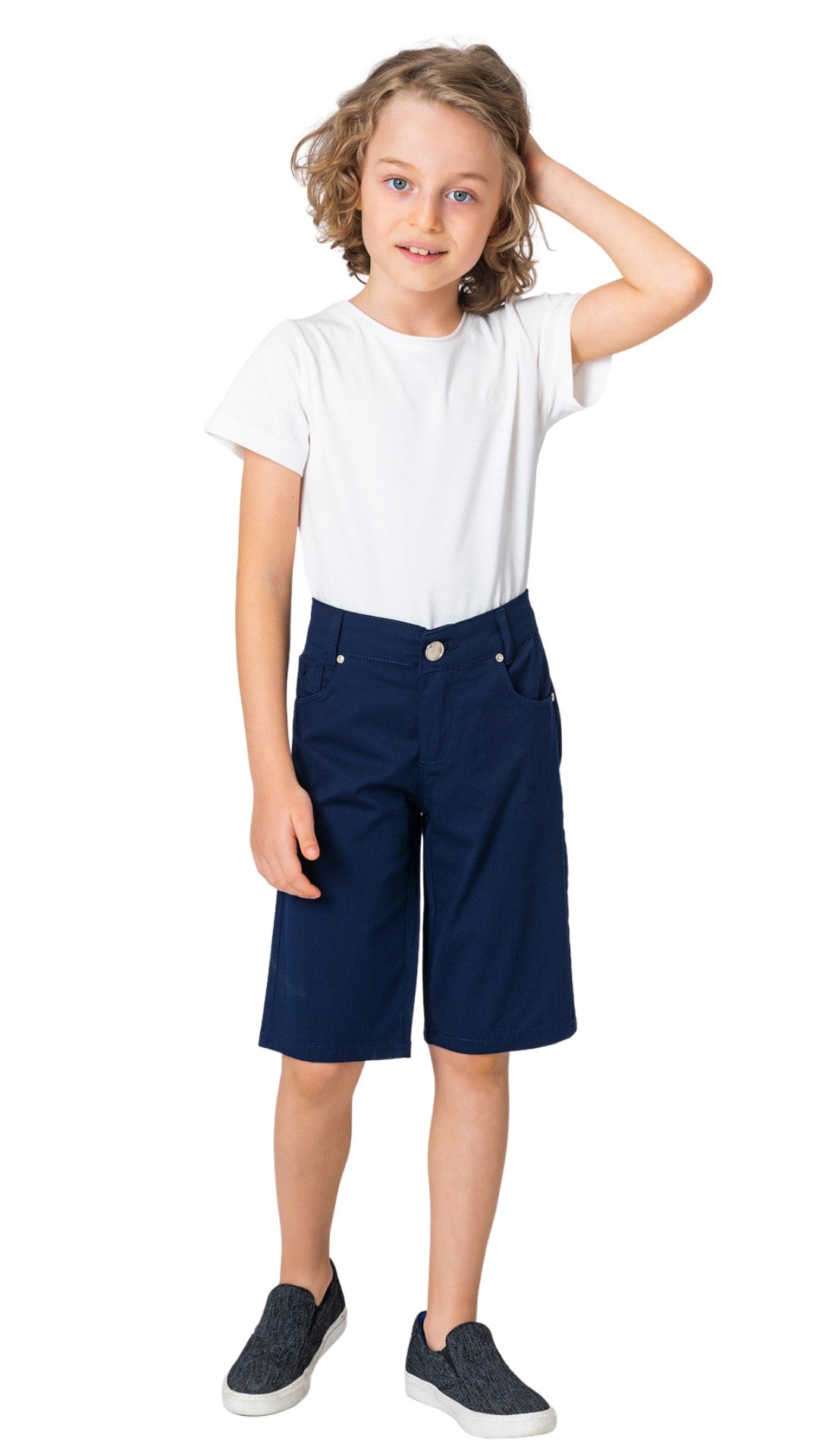 InCity Boys Tween 7-14 Years Regular Fit Casual Cotton Focus Shorts InCity Boys Girls