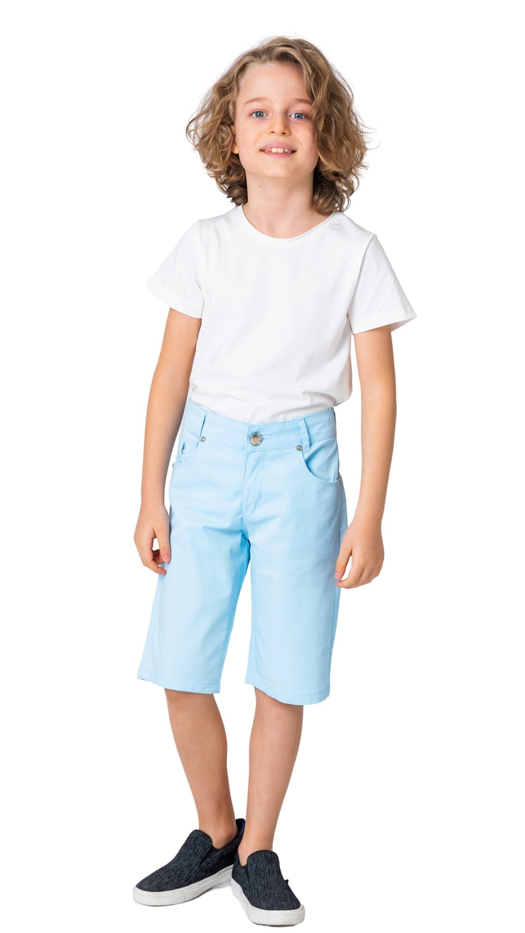 InCity Boys Tween 7-14 Years Regular Fit Casual Cotton Focus Shorts InCity Boys Girls