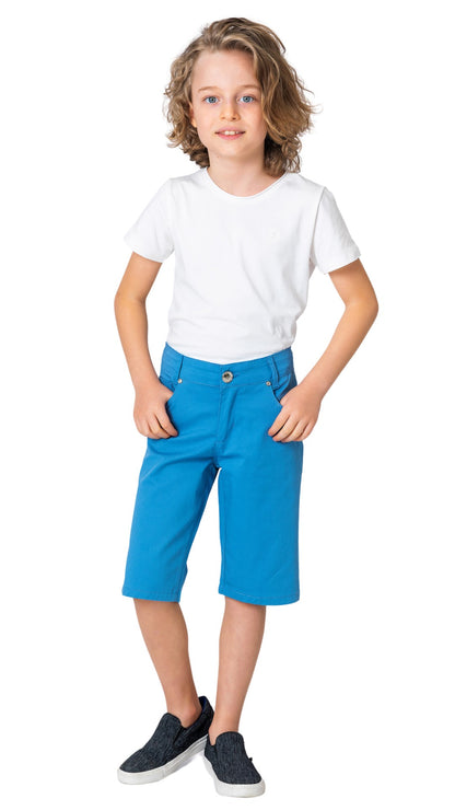 InCity Boys Tween 7-14 Years Regular Fit Casual Cotton Focus Shorts InCity Boys Girls