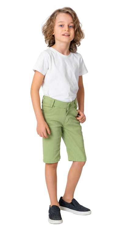 InCity Boys Tween 7-14 Years Regular Fit Casual Cotton Lanarc Shorts InCity Boys Girls
