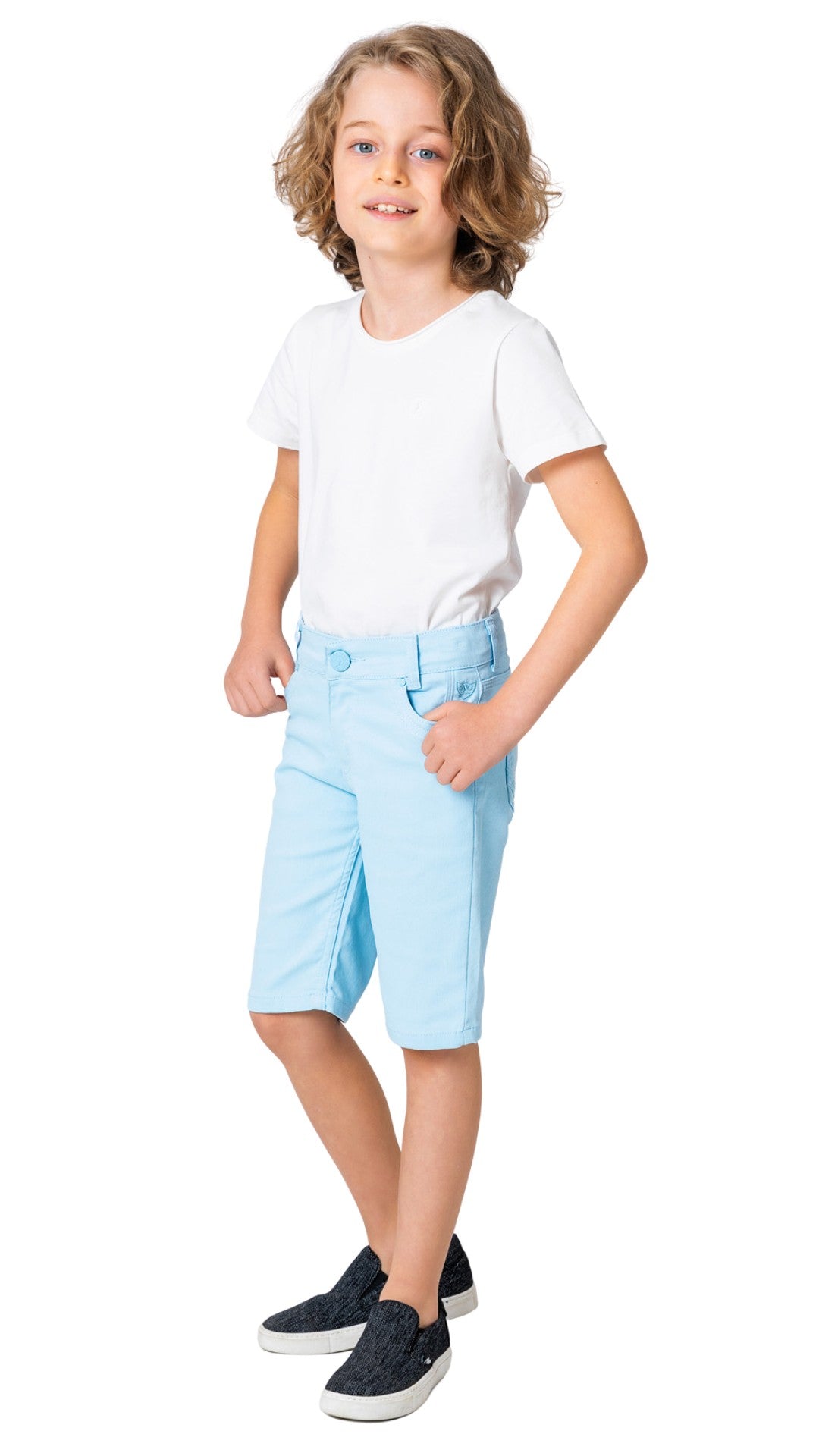 InCity Boys Tween 7-14 Years Regular Fit Casual Cotton Lanarc Shorts InCity Boys Girls