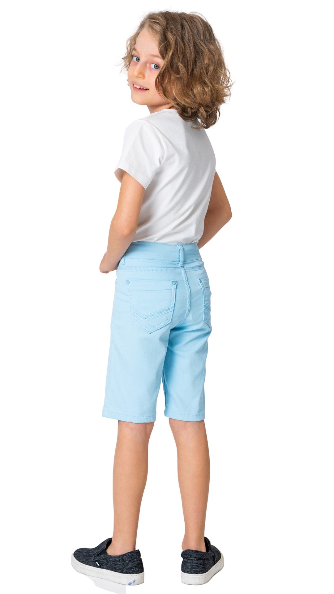InCity Boys Tween 7-14 Years Regular Fit Casual Cotton Lanarc Shorts InCity Boys Girls