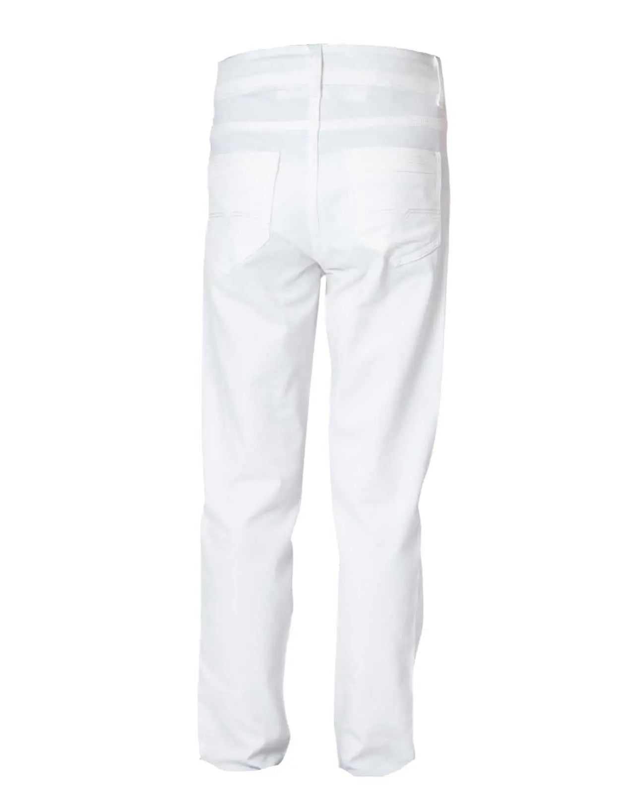 InCity Boys Tween 7-14 Years Regular Fit Cotton White Purga Pants InCity Boys Girls