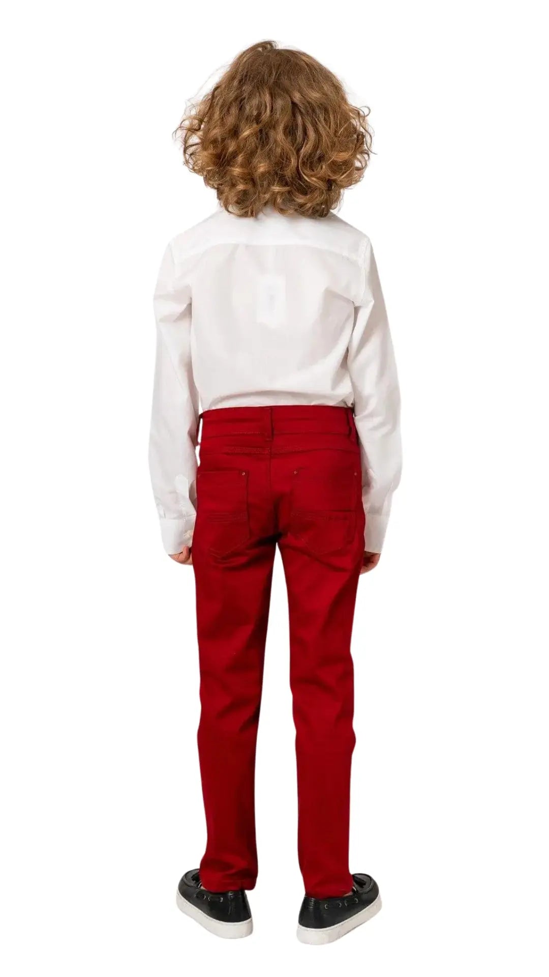 InCity Boys Tween 7-14 Years White Long Sleeve Button-Down Fashion Kelvin Dress Shirt InCity Boys & Girls