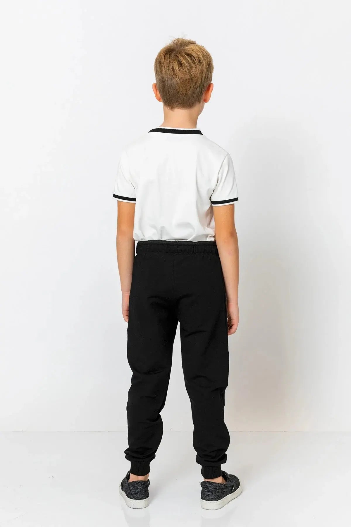 新規購入 InCity Kids Boys Elastic Waist Solid Jogger Pants トップス