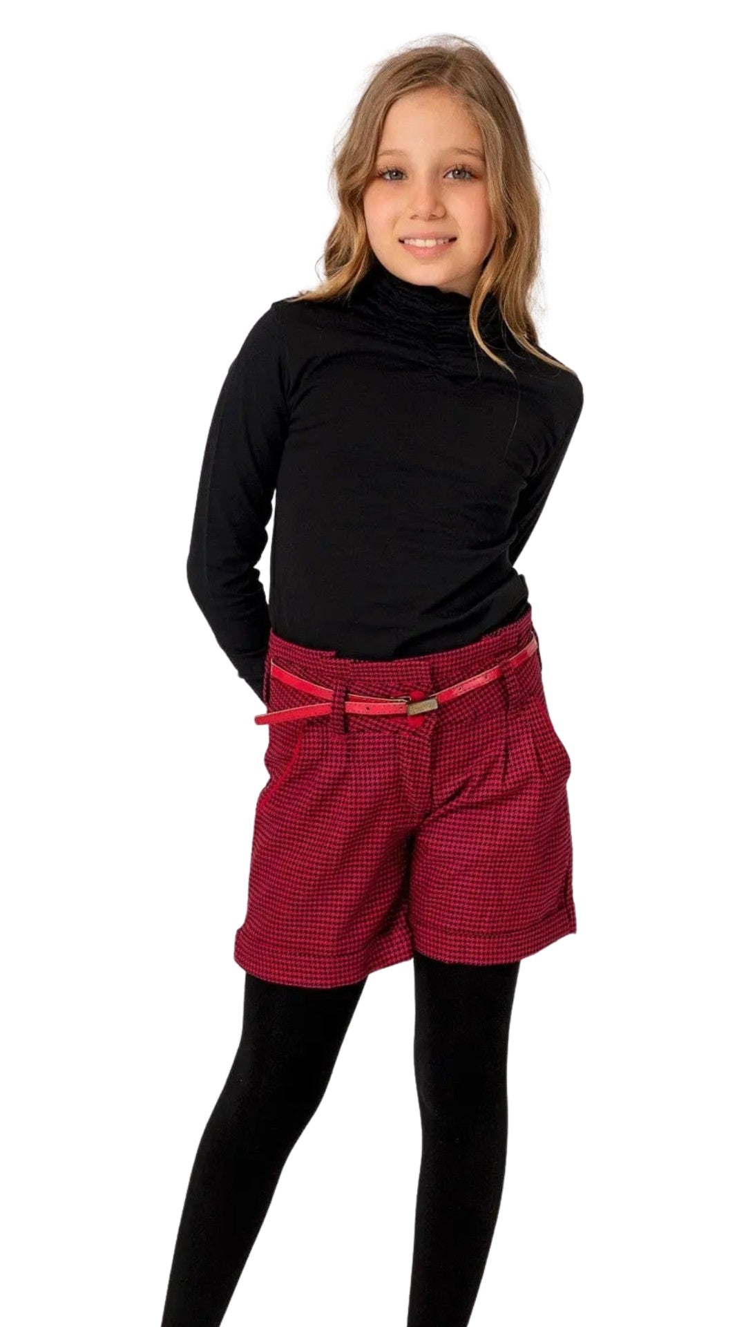 InCity Girls Tween 7-14 Regular Fit Black Turtle Neck Casual Long Sleeve Comfy Mexx T-shirt InCity Boys & Girls