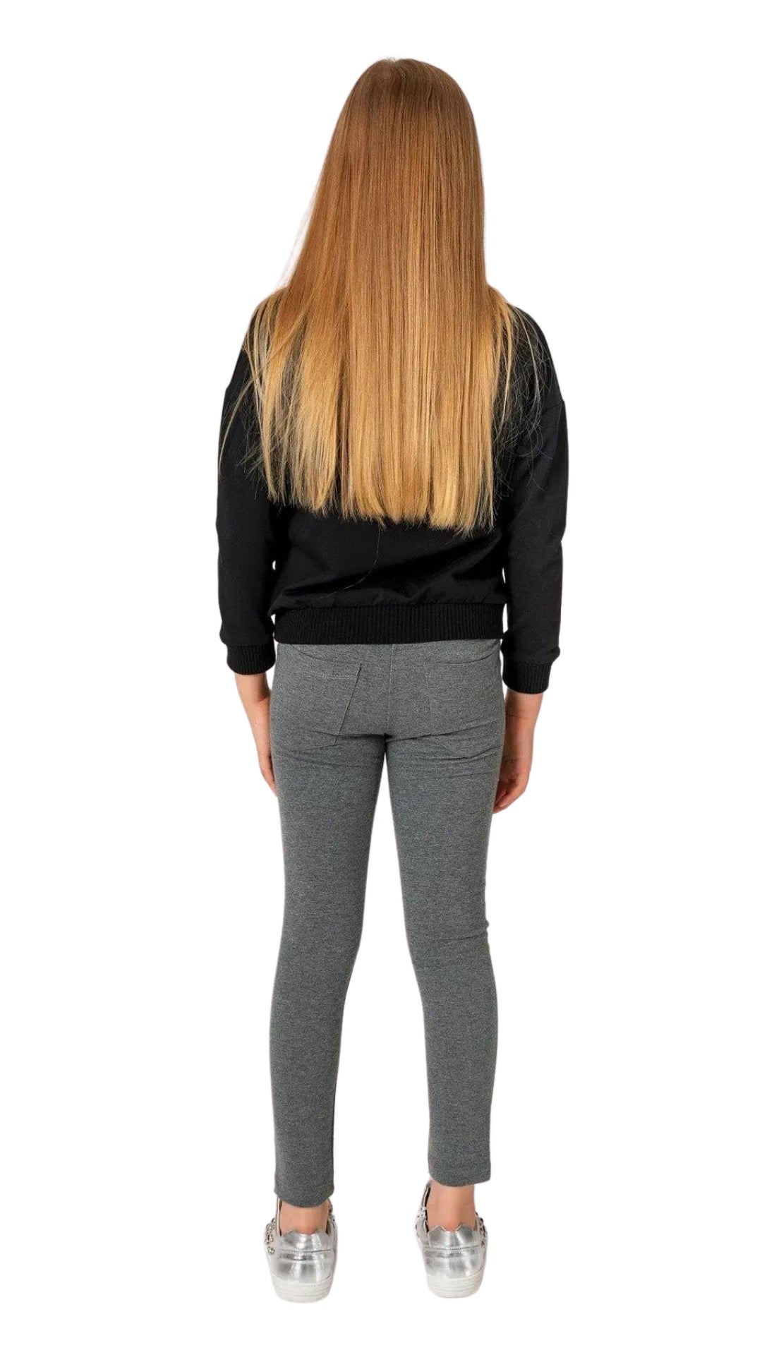 InCity Girls Tween 7-14 Years Adjustable Stretch Comfortable Active Casual Mews Cotton Leggings InCity Boys & Girls