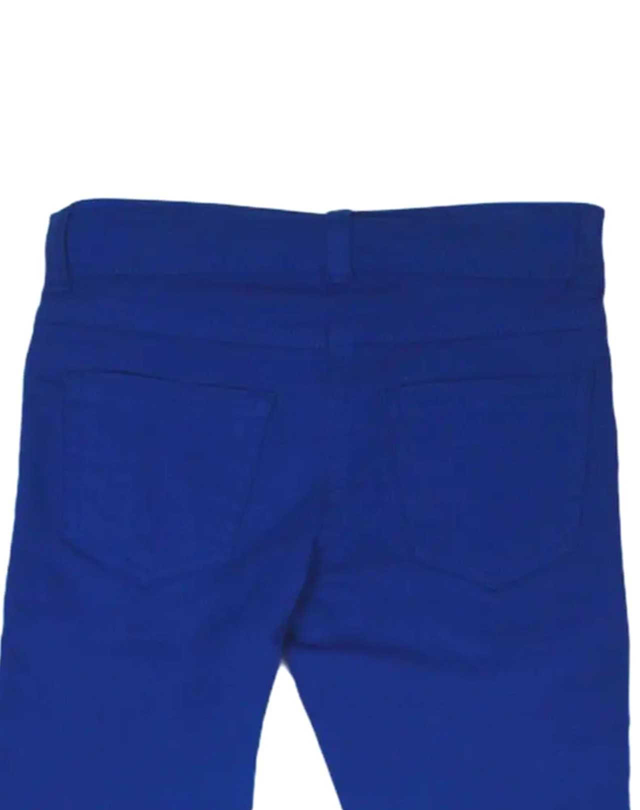 InCity Girls Tween 7-14 Years Blue Double Zipper Mid-Rise Skinny Fit Vendetta Fashion Dress Pants InCity Boys & Girls