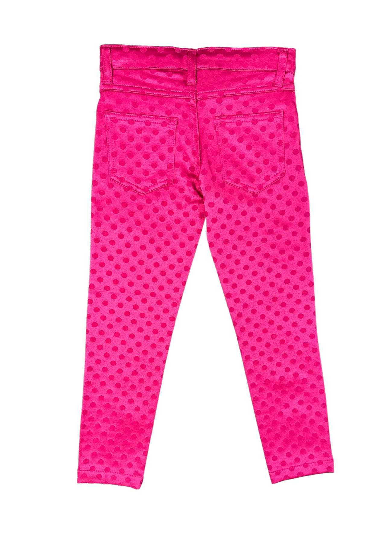 InCity Girls Tween 7-14 Years Fuchsia Red Mid-Rise Regular Fit Cotton Jakar  Dress Pants
