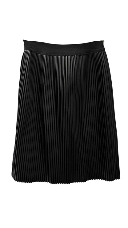 InCity Girls Tween 7-14 Years Gold Black Silver Pleated Long Fashion Monnow Dress Skirt InCity Boys Girls