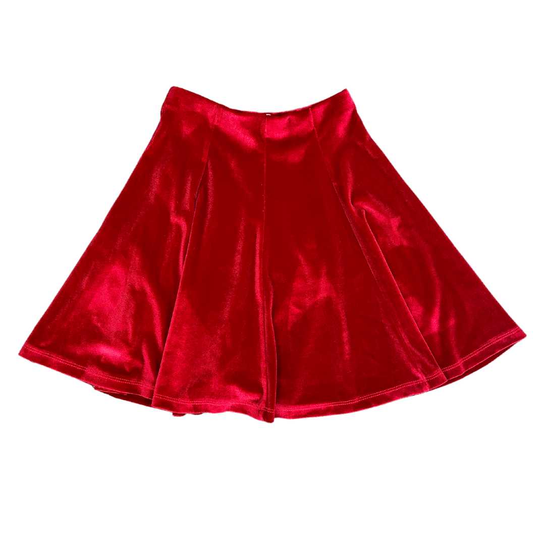 InCity Girls Tween 7-14 Years Red Solid Bacon Fashion Skirt InCity Boys & Girls