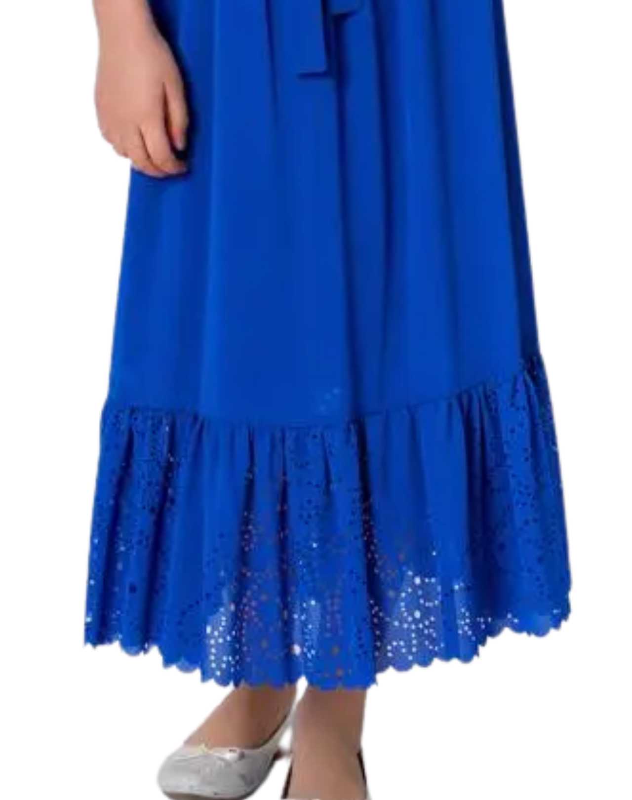 InCity Girls Tween 7y-14y Round Neck Off-Shoulder Tionar Dress InCity Boys & Girls