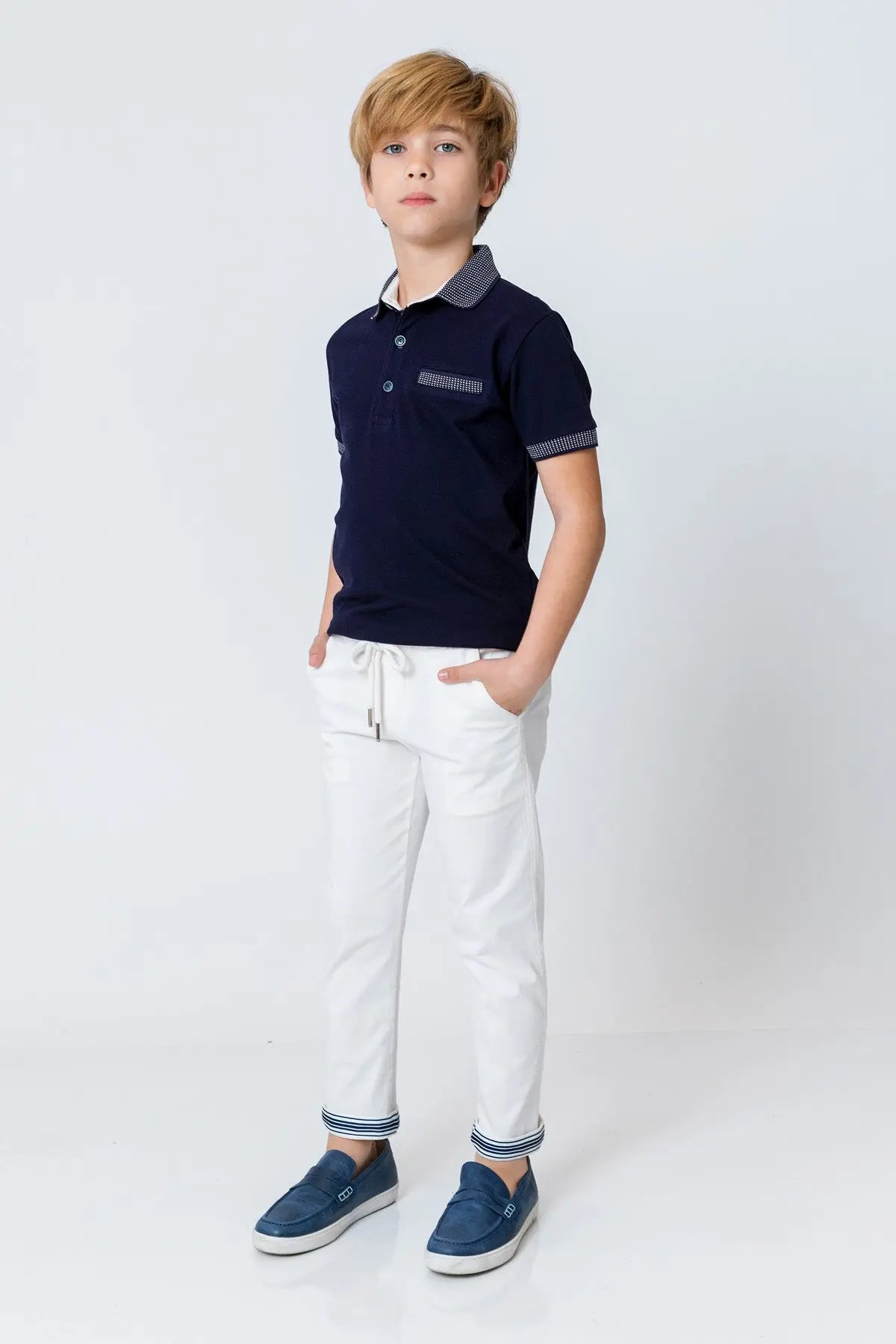 InCity Kids Boys Elastic Waist Straight Leg Comfy Pants InCity Boys & Girls