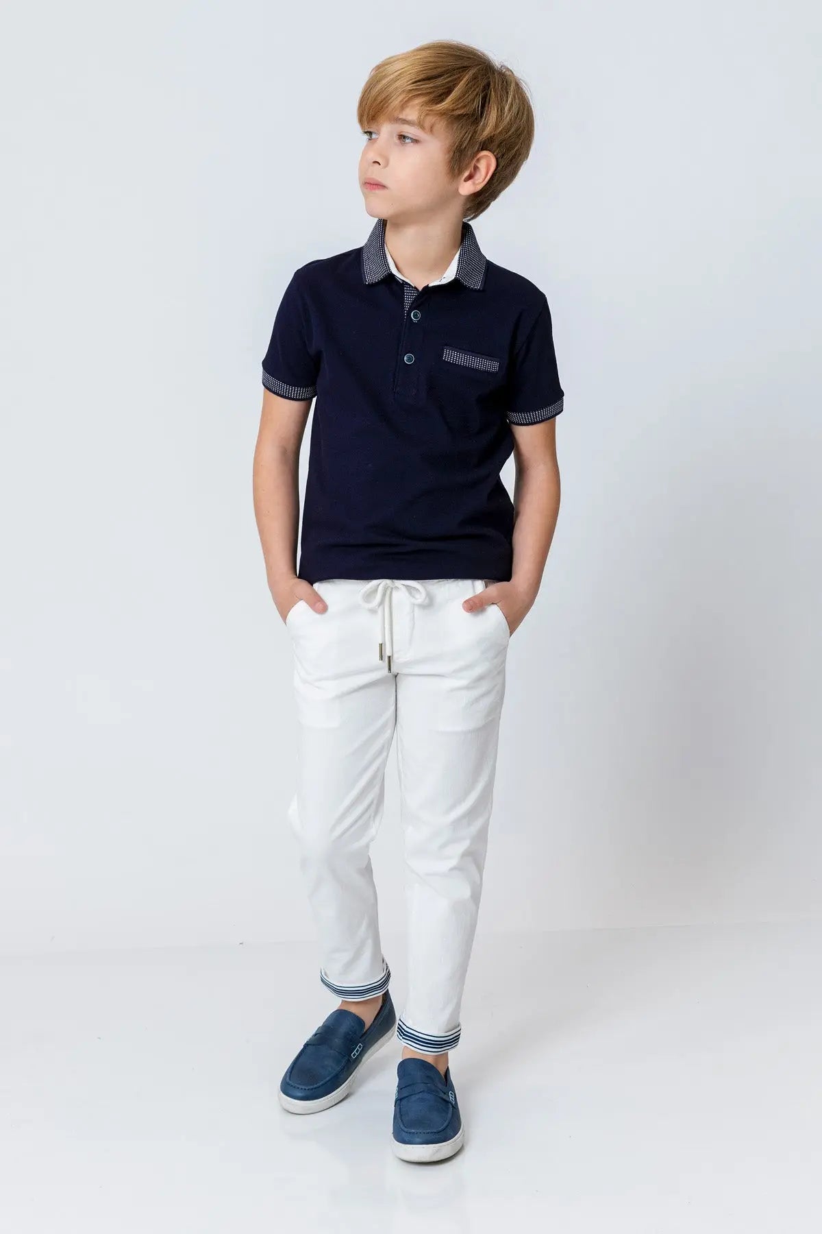 InCity Kids Boys Elastic Waist Straight Leg Comfy Pants InCity Boys & Girls