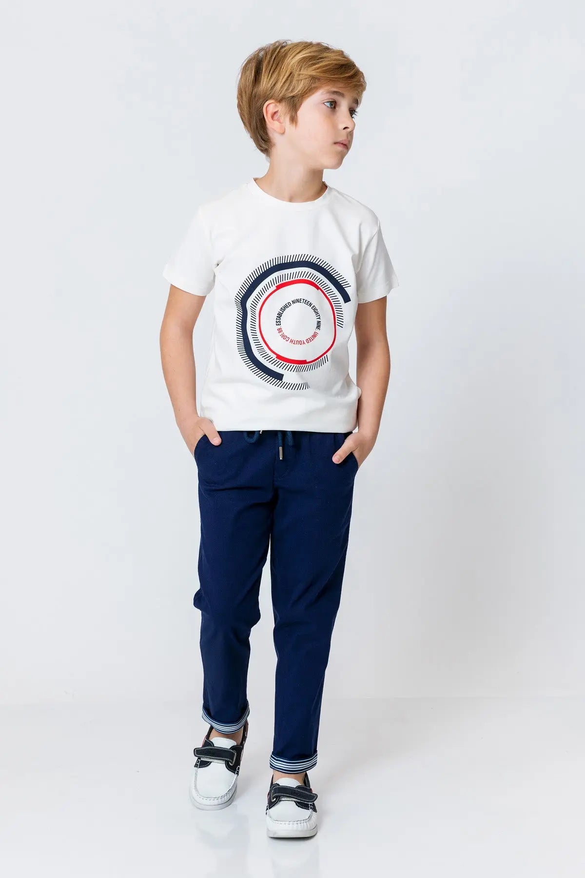 InCity Kids Boys Round Neck Short Sleeve Comfy T-Shirt InCity Boys & Girls