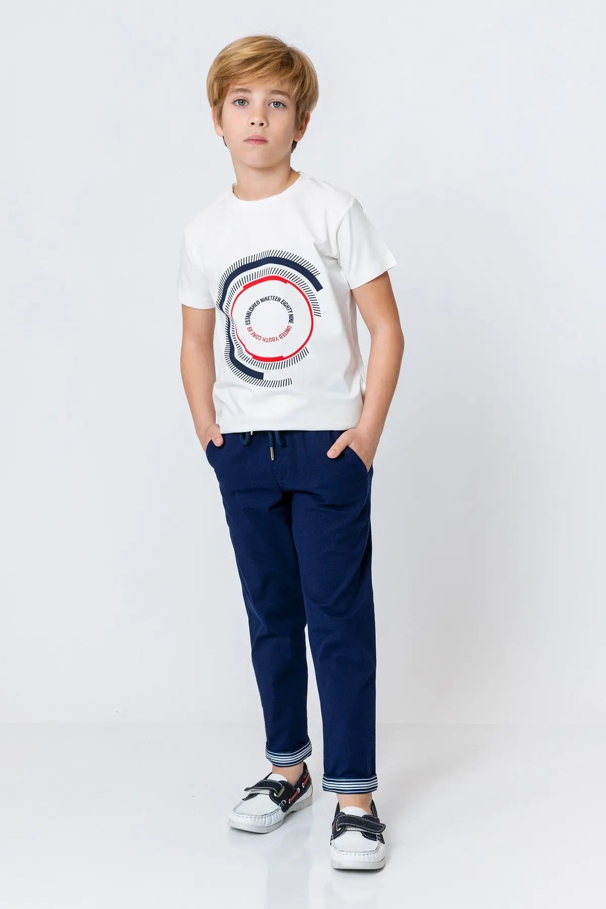 InCity Kids Boys Round Neck Short Sleeve Comfy T-Shirt InCity Boys & Girls