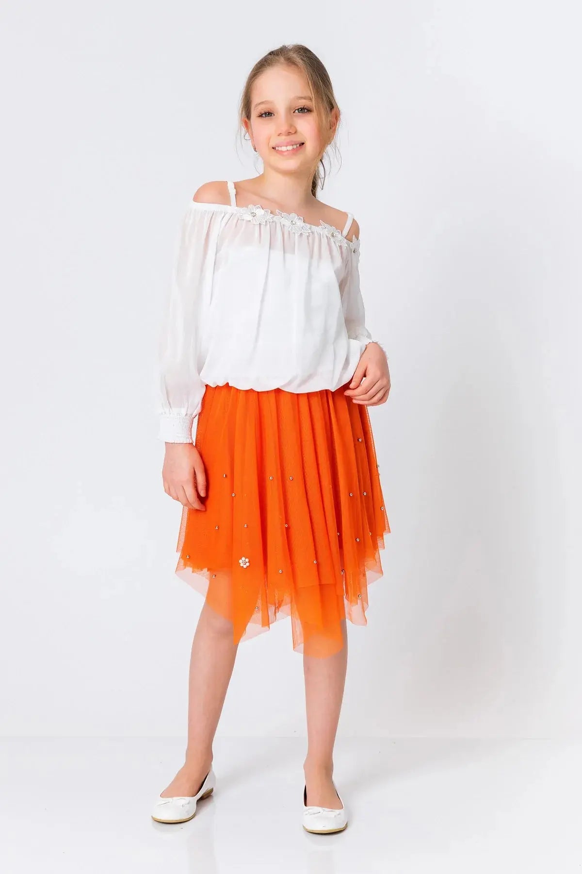 InCity Kids Girls High Low Fashion Skirt InCity Boys & Girls